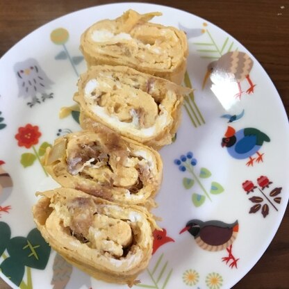 切り方が悪く、鰹節が飛び出してしまいました(//∇//)
風味豊かで美味しいですね！レシピありがとうございました。